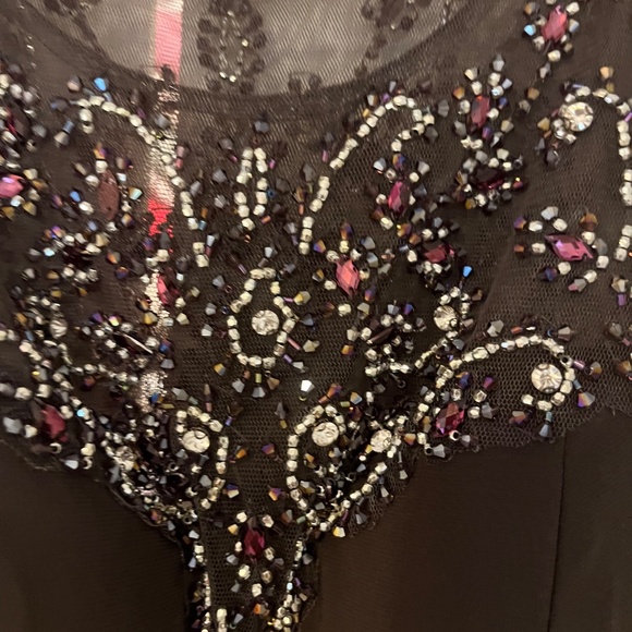 Gorgeous jeweled long gown . Worn only once ! - Picture 6 of 8